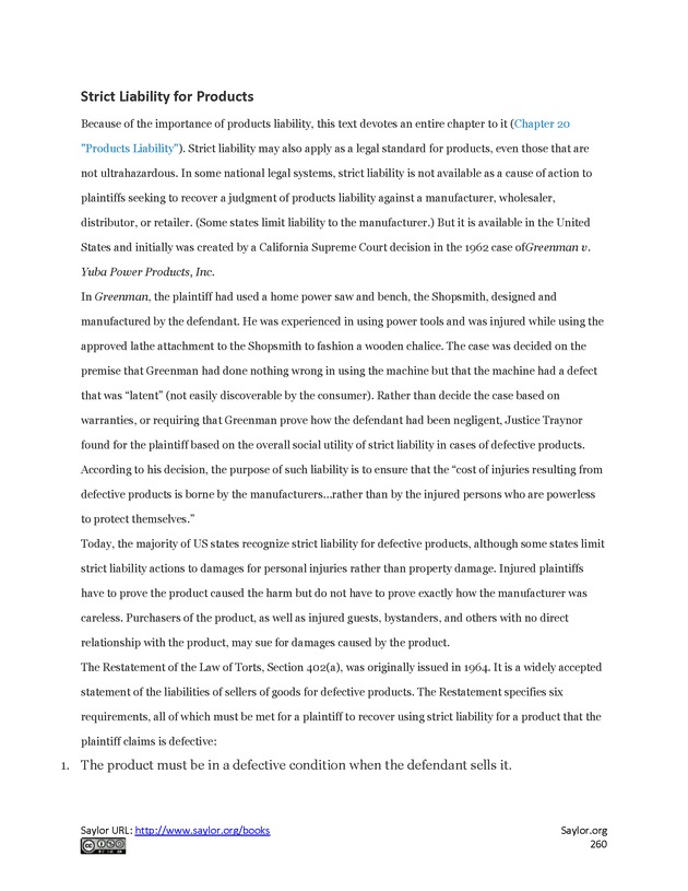 Business Law and the Legal Environment - Page 260